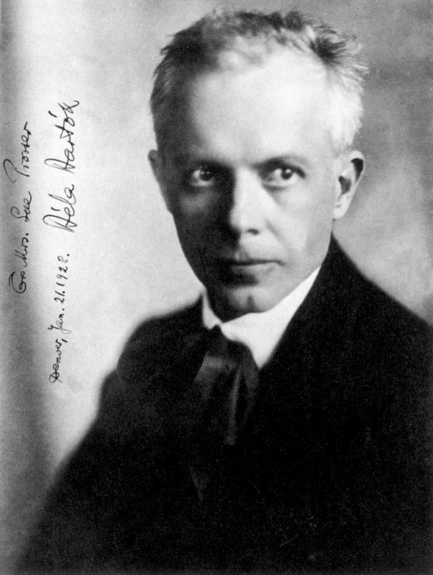 Béla Bartók in January, 1928