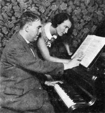 Erwin Schulhoff and dancer Milča Mayerová, ca 1931