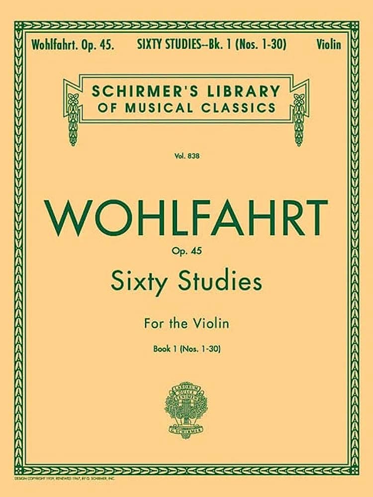 Wohlfahrt: 60 Studies Op. 45