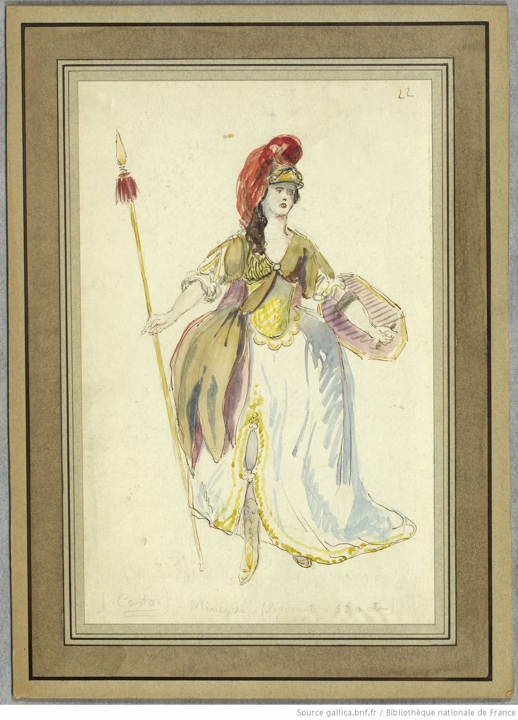 Drésa: Minerva, fol. 19r, 1918 (Gallica ark:/12148/btv1b525040769)
