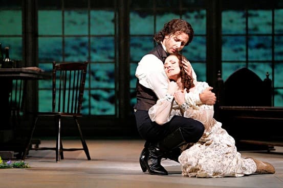 Sara Jakubiak and Lee Poulis in Wuthering Heights, 2011, Minnesota Opera (Photo by Michael Daniel)