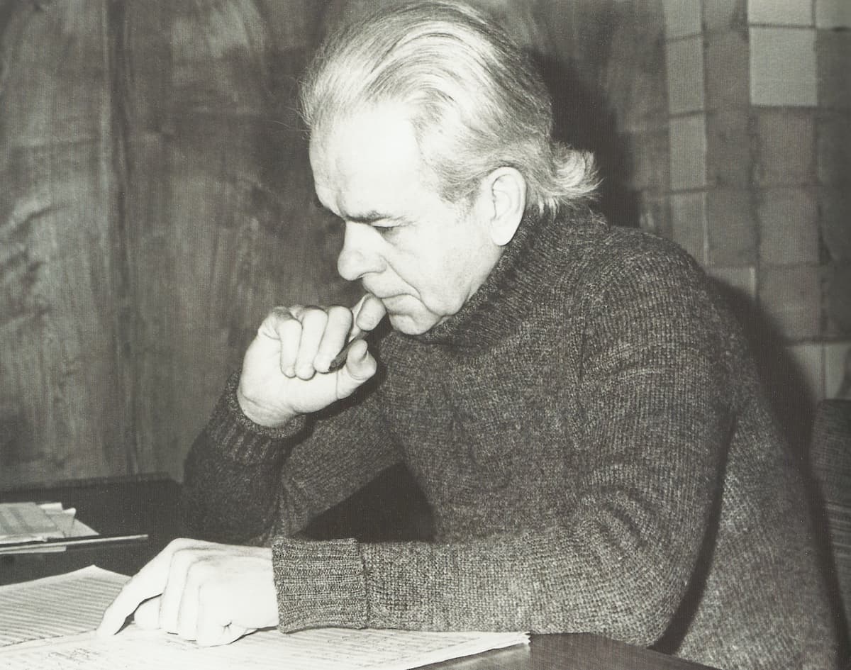 Edison Denisov composing