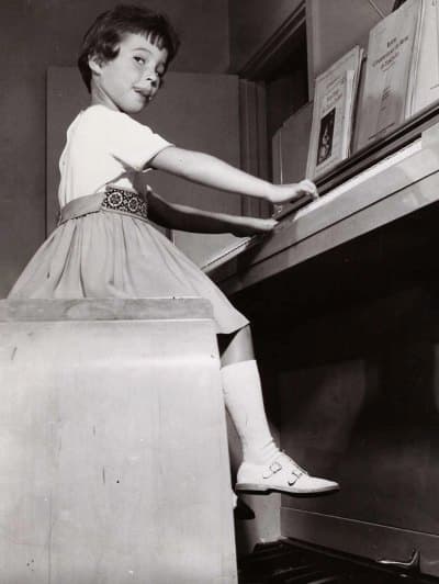 Angela Hewitt at age 4