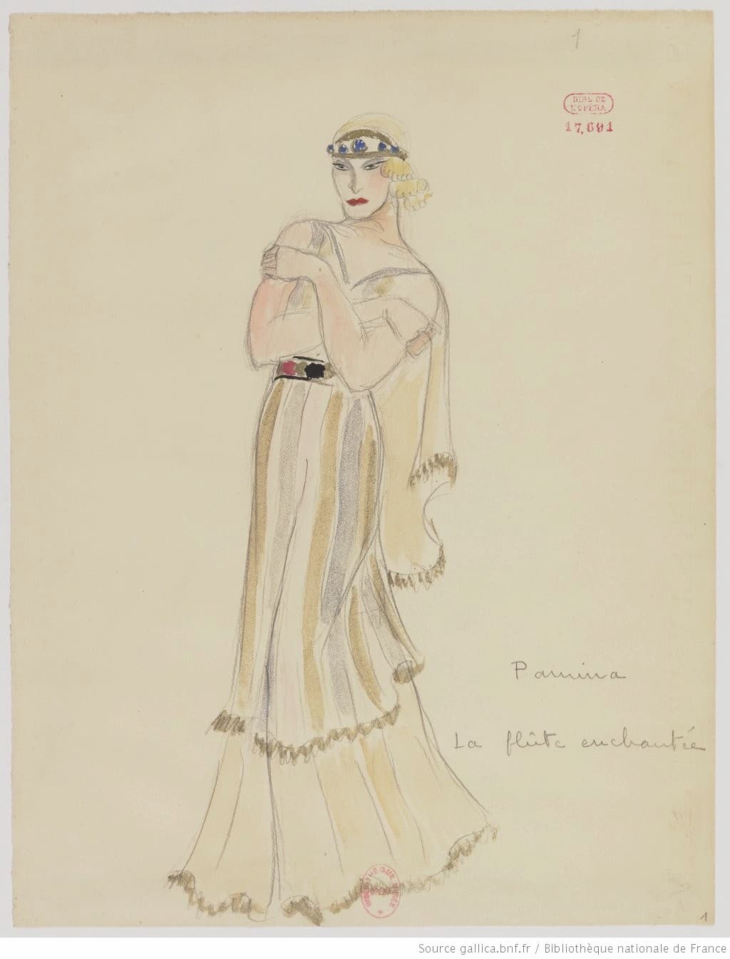 Drésa: La Flûte enchantée: Pamina, 1922 (Gallica ark:/12148/btv1b10524097w)