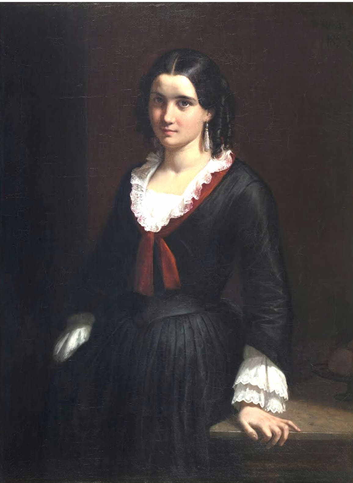 Wilhelm Marstrand: Vilhelmine Heise, 1853 (Nivå: Nivaagaards Malerisamlung)
