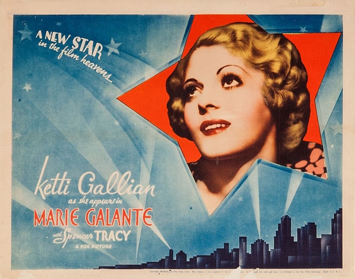 Marie Galante: Ketti Gallian. 1934