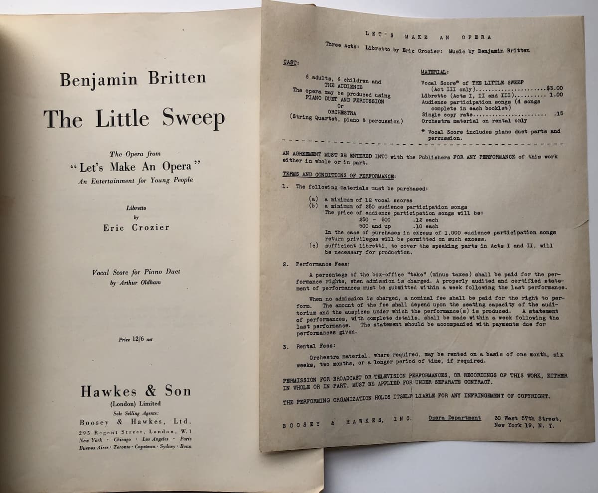 The Little Sweep by Benjamin Britten
