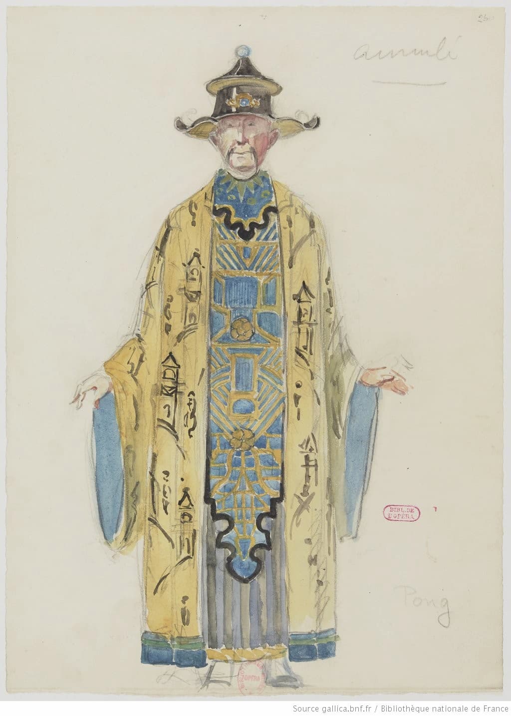Drésa: Turandot, Pong - rejected, 1928 (Gallica ark:/12148/btv1b10524258f)