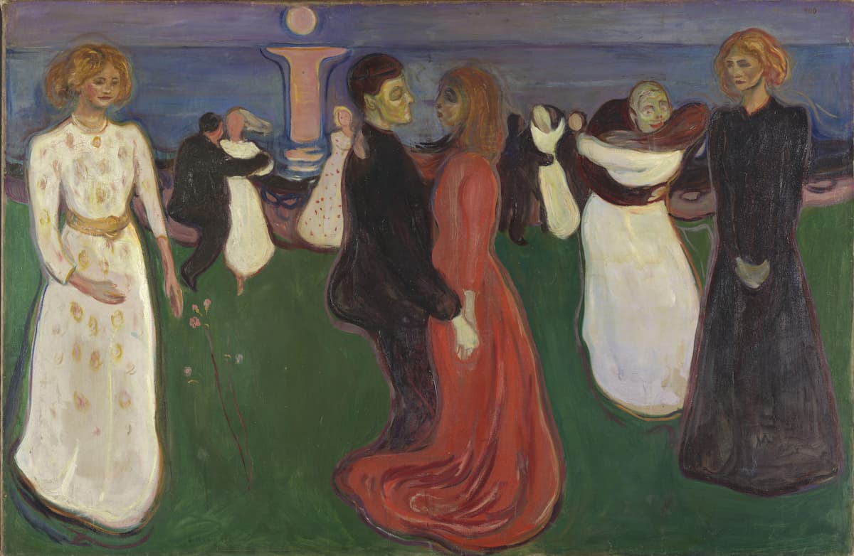 Edvard Munch: Livets danse (Dance of Life), 1899 (Oslo, National Gallery)