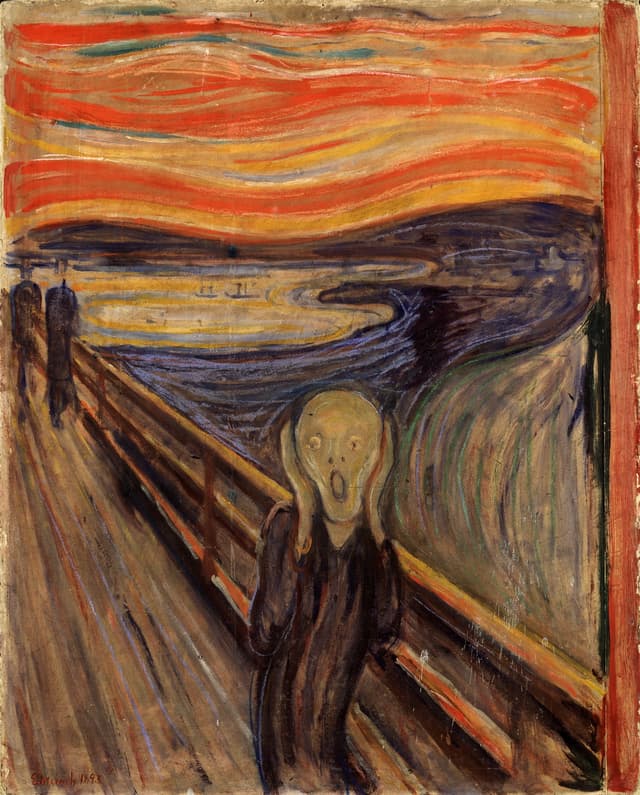 Edvard Munch: The Scream, 1893 (Oslo, National Gallery)