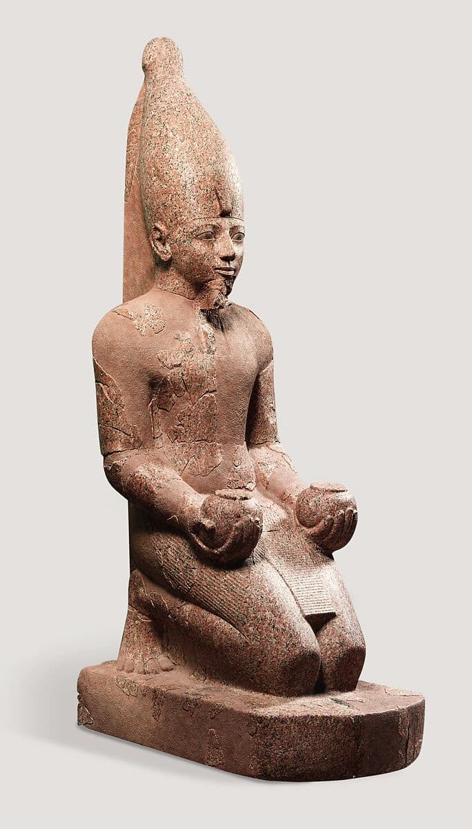 Large Kneeling Statue of Hatshepsut, ca. 1749–1459 BCE (Met Museum)