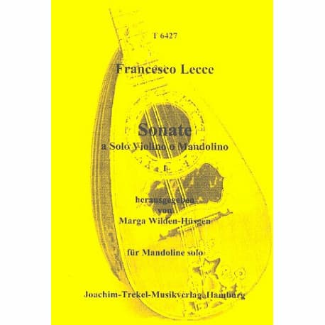 Francesco Lecce's Sonata for violin or mandolin
