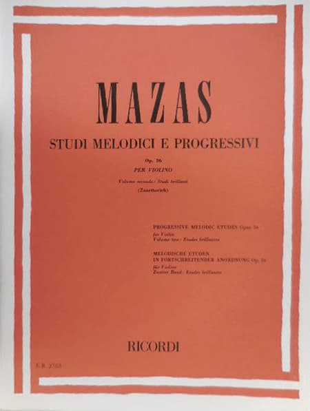 Mazas: Etudes, Op. 36