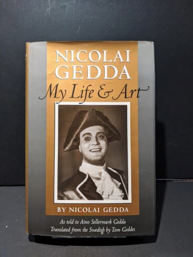 Nicolai Gedda's My Life & Art book cover