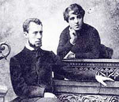 Anna von Meck, Tchaikovsky's niece, with her husband Nikolai