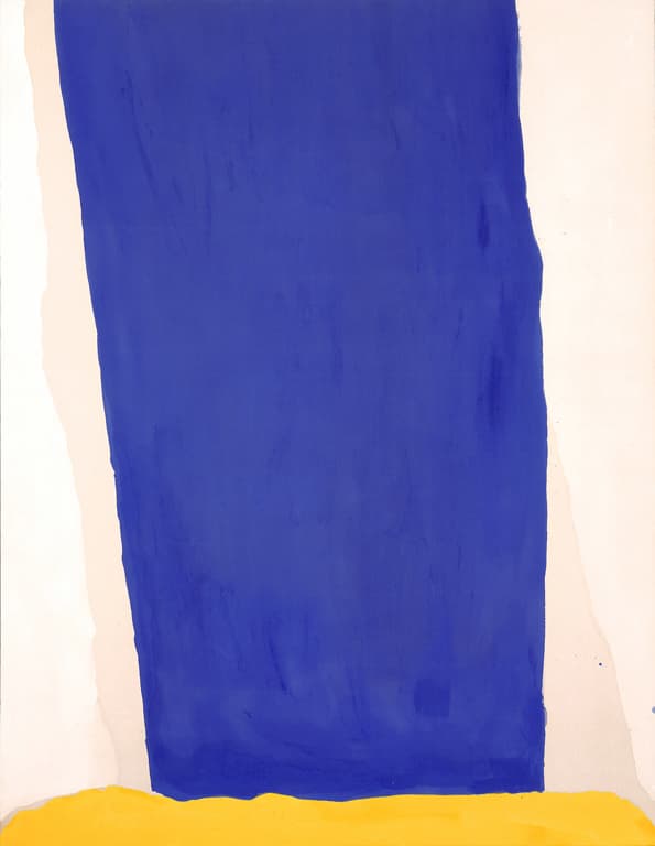 Frankenthaler: Blue-Fall, 1966 (Milwaukee Art Museum)