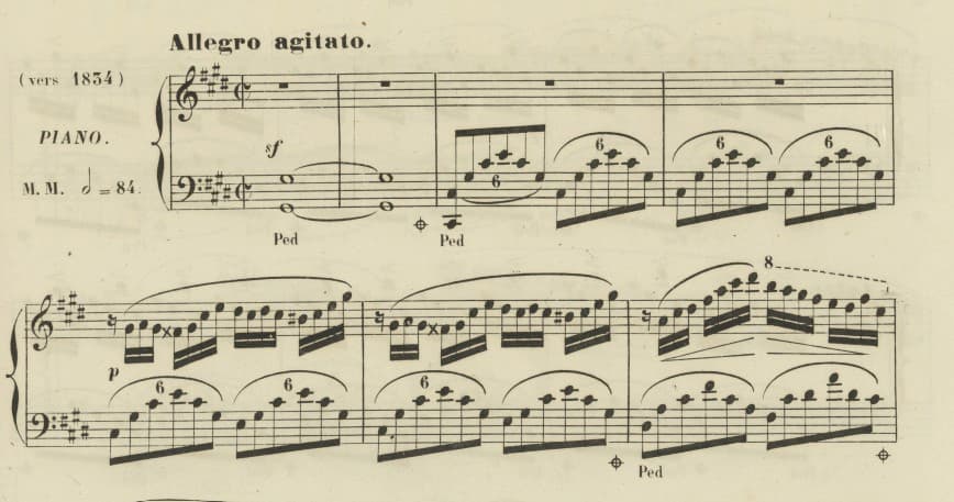Chopin: Fantasie-Impromptu, Op. 66, mm. 1-7