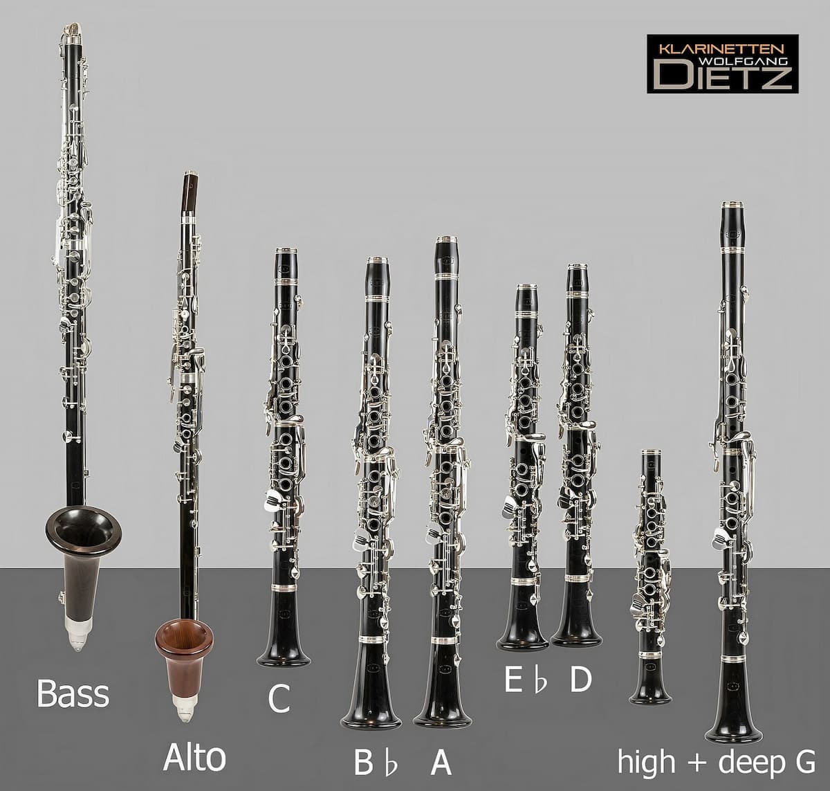 The clarinet family