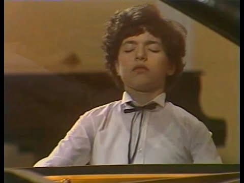 The young Evgeny Kissin