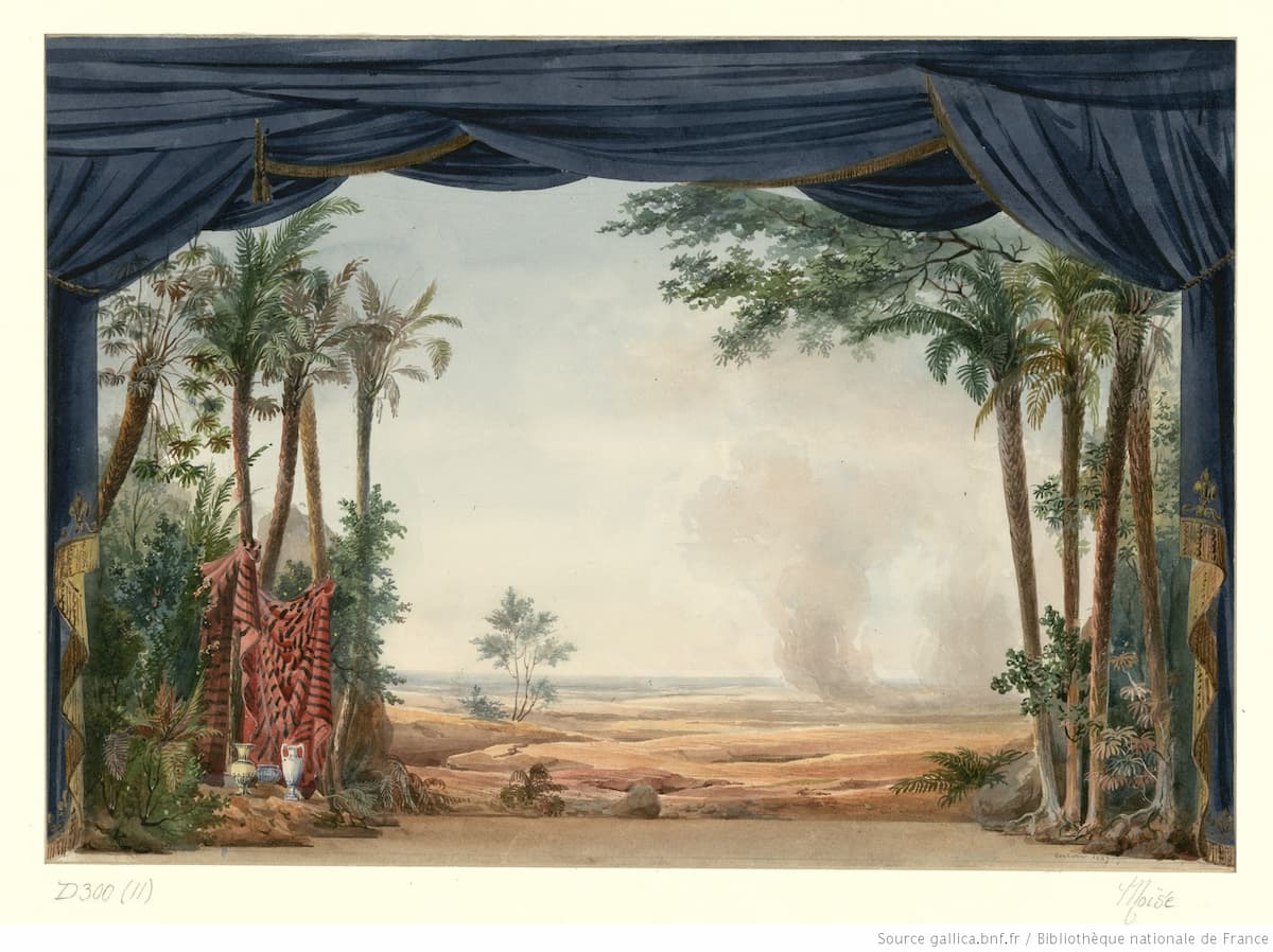 Auguste Caron: Moïse, Act IV, scene i, 1827 (Gallica ark:/12148/btv1b70013341)