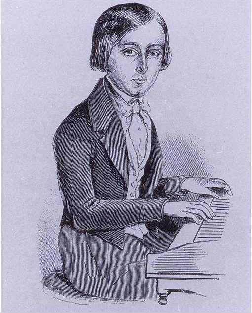 Camille Saint-Saëns in 1846