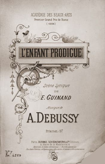 Debussy's winning entry for the Prix de Rome