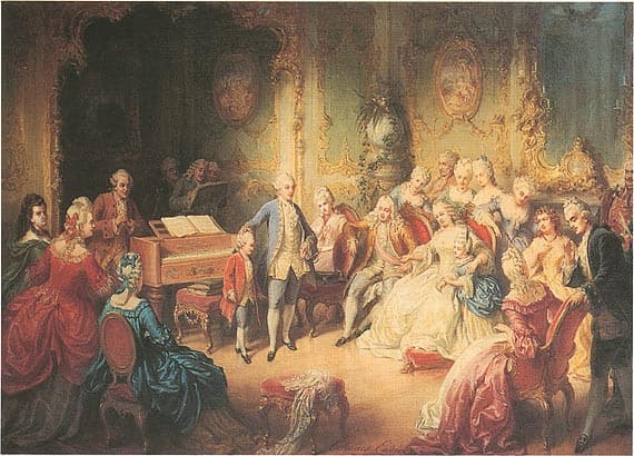 The young Mozart in Vienna