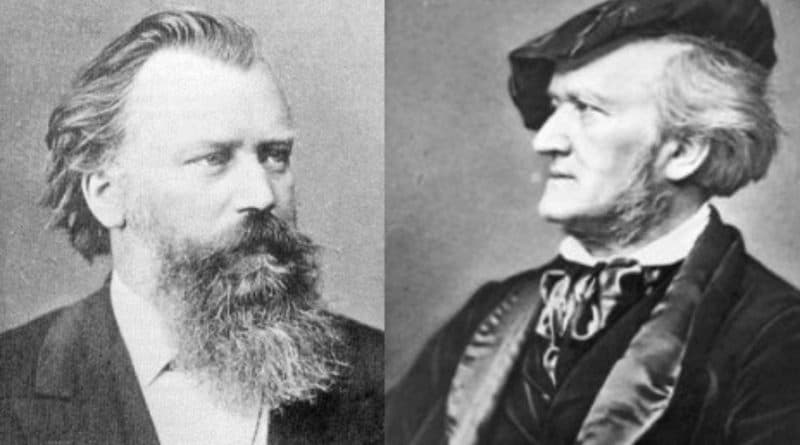 Johannes Brahms and Richard Wagner
