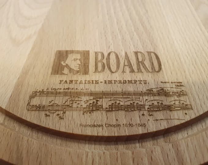 A Chopin chopping board