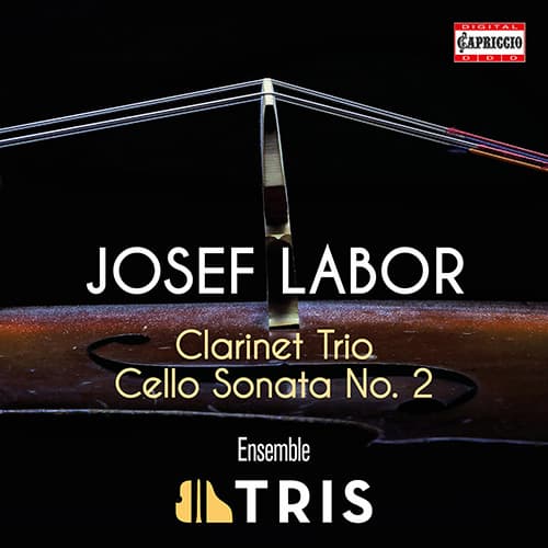 Josef Labor Trio No. 1 for Clarinet, Cello and Piano Left Hand / Cello Sonata No. 2 with Piano Left Hand recording cover