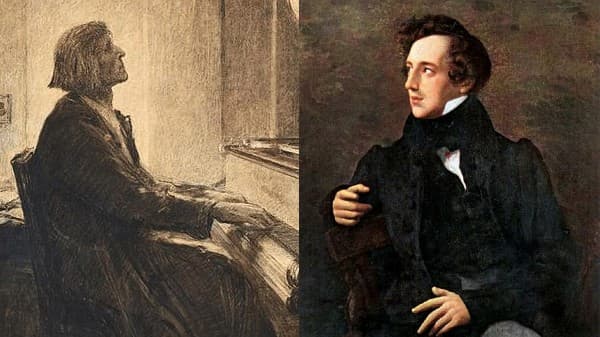 Franz Liszt and Felix Mendelssohn