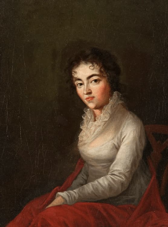 Constanze Mozart as portrayed in 1782 by her brother-in-law Joseph Lange