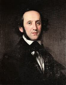 Eduard Magnus: Felix Mendelssohn, 1846 (Berlin State Library)