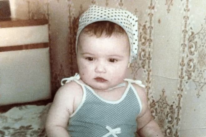 Anna Netrebko as a baby
