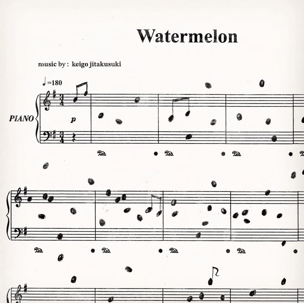 New Piano Composition: Watermelon