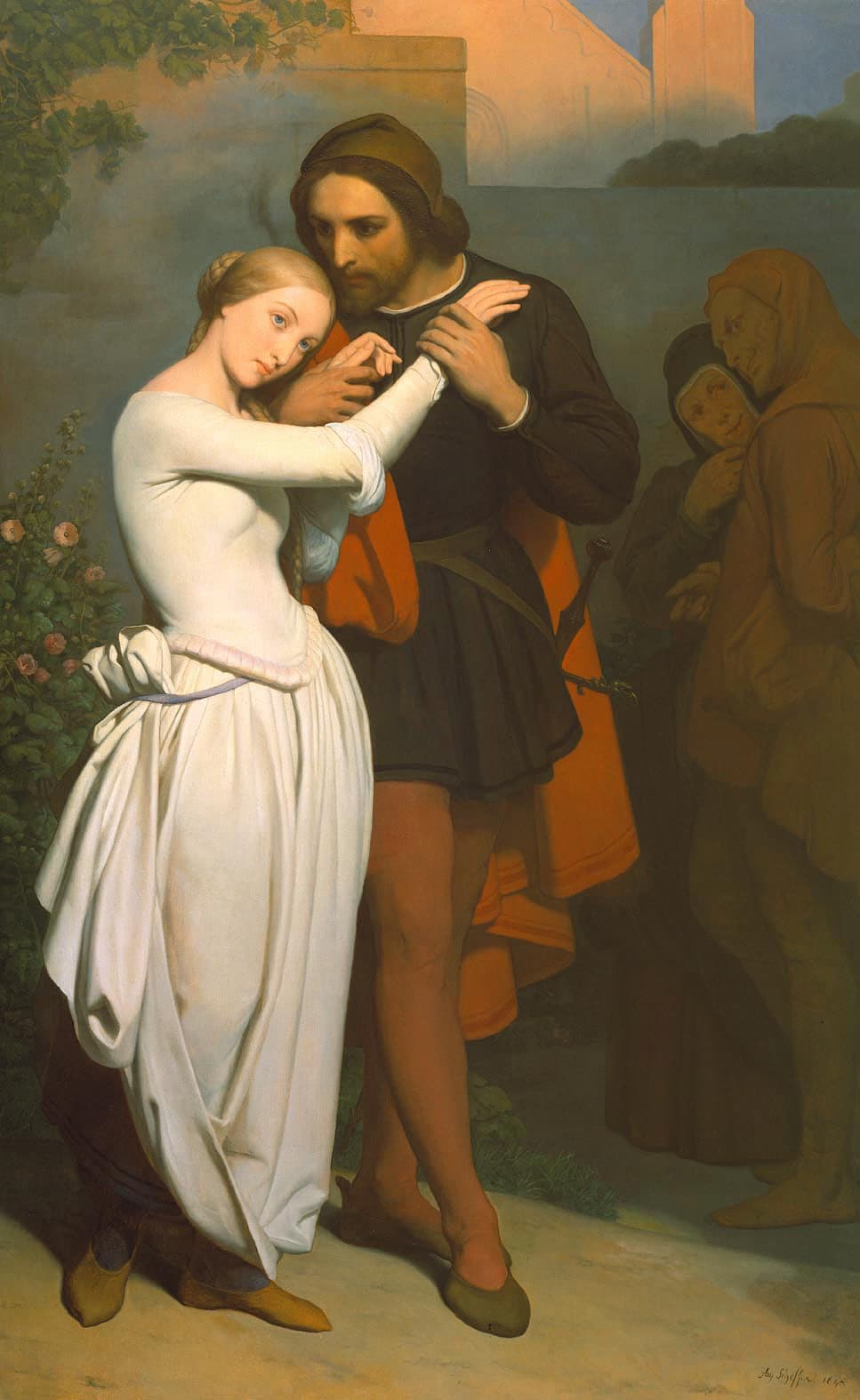 Ary Scheffer: Faust and Gretchen in the Garden, 1846