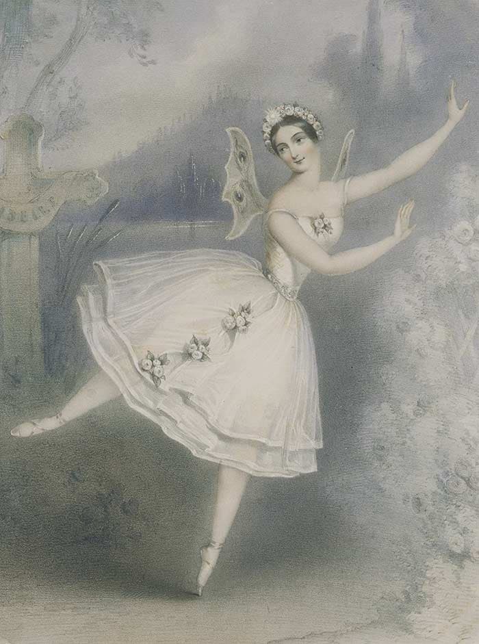 Ballerina Carlotta Grisi in Giselle
