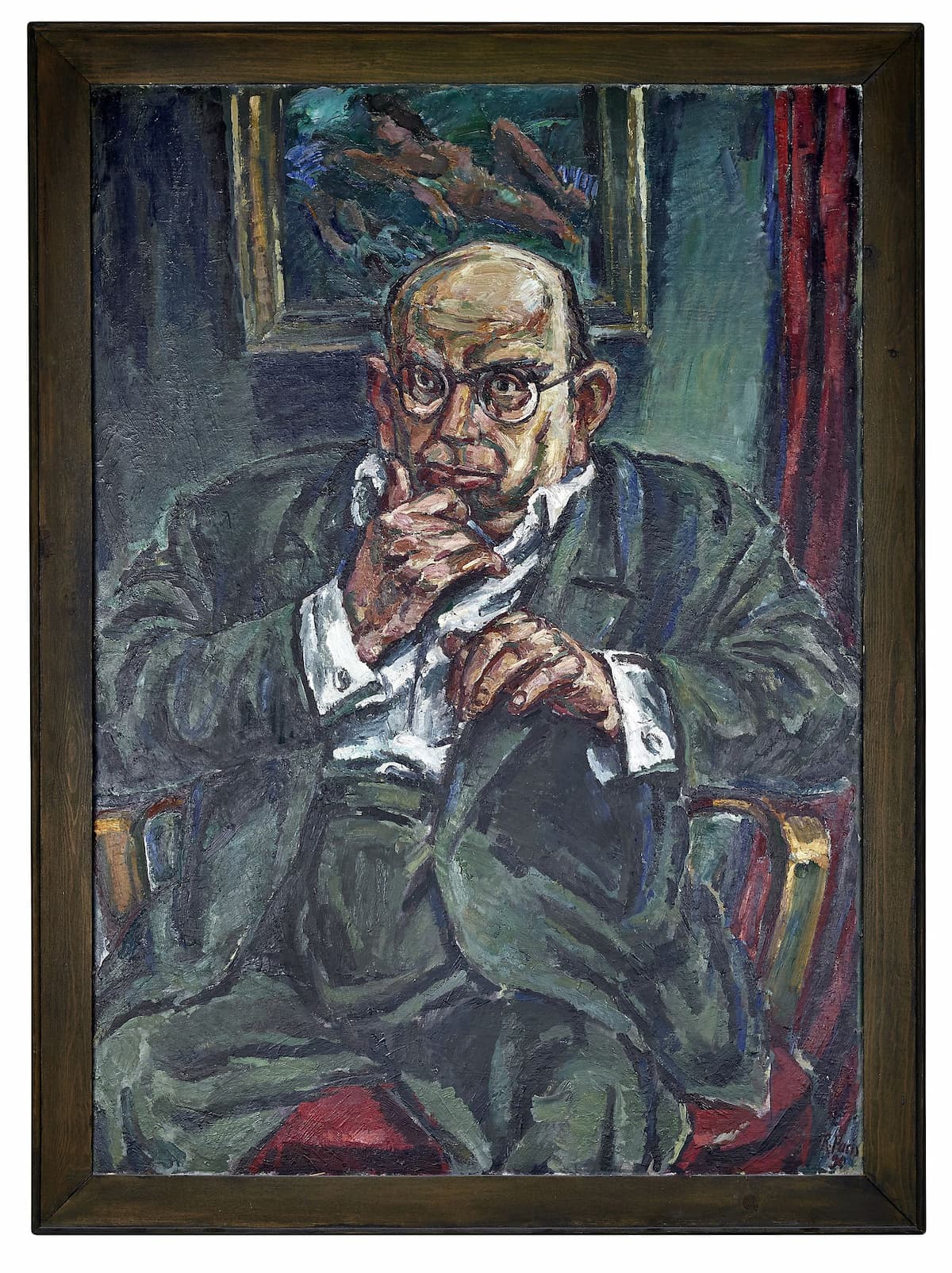 Portrait of Hanns Eisler by Ronald Paris