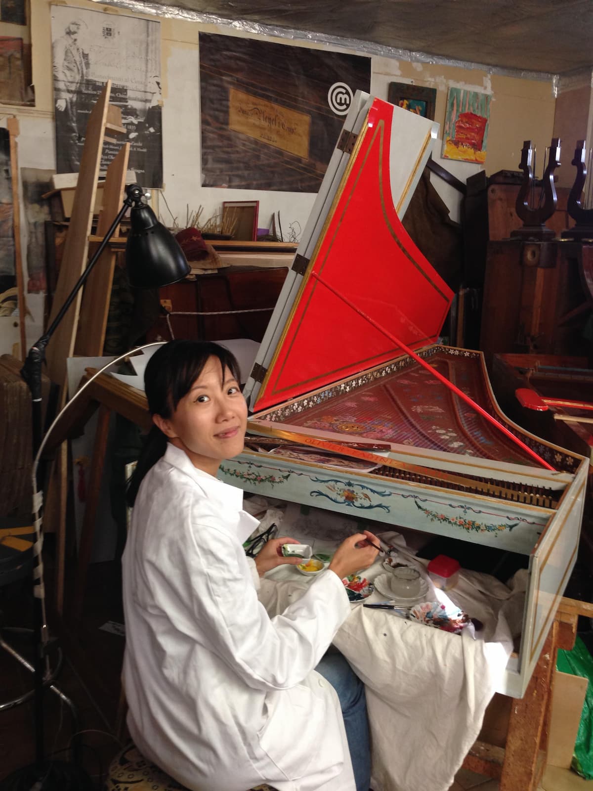 Hong Kong Early Music Festival 2023 - Harpsichord painting workshop