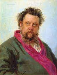 Ilya Repin: Modest Mussorgsky, 1881