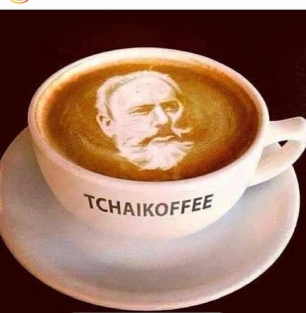 Tchaikovsky Tchaikoffee music joke