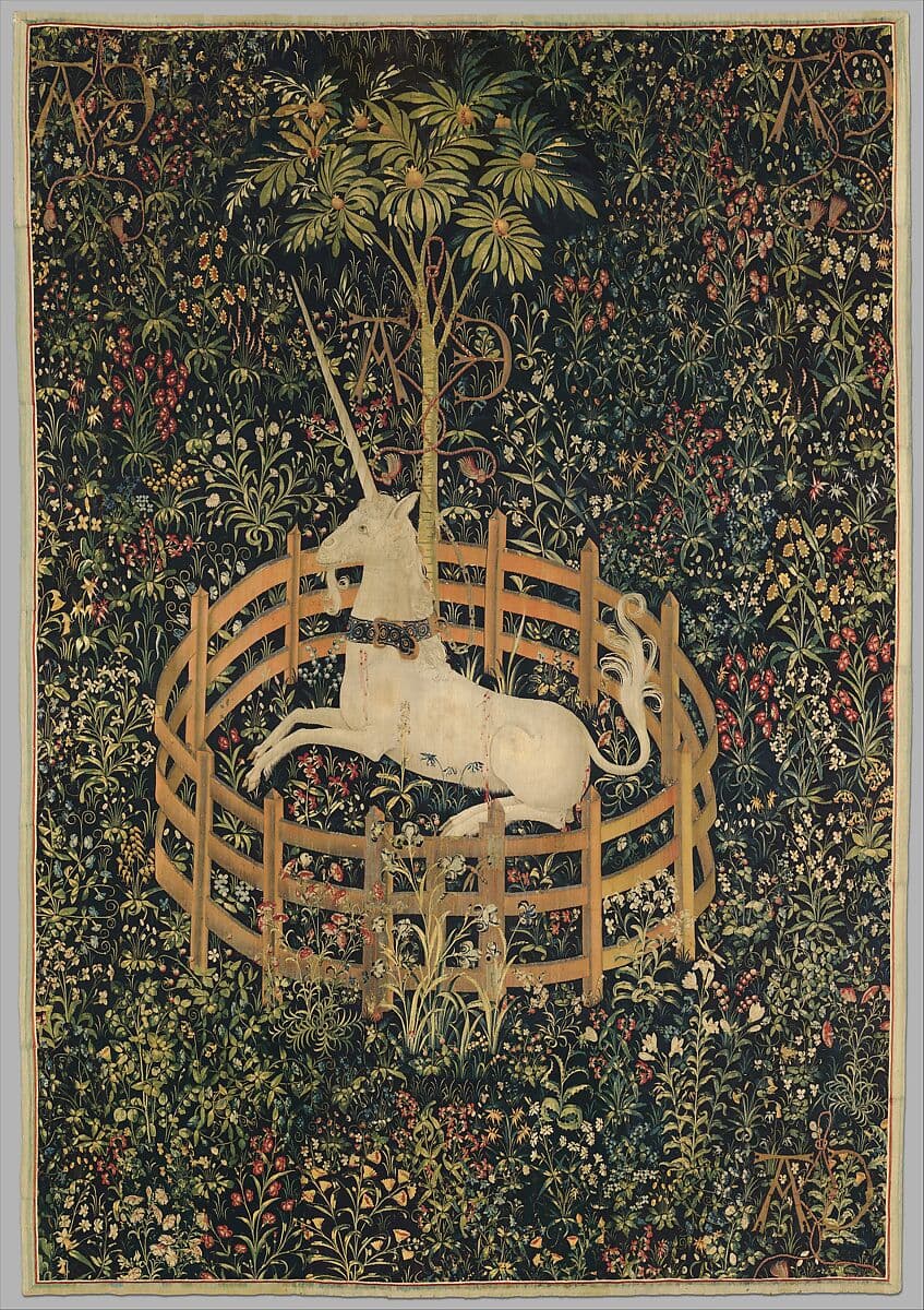 The Unicorn Rests in the Garden, 1495–1505 (Met Museum, The Cloisters)