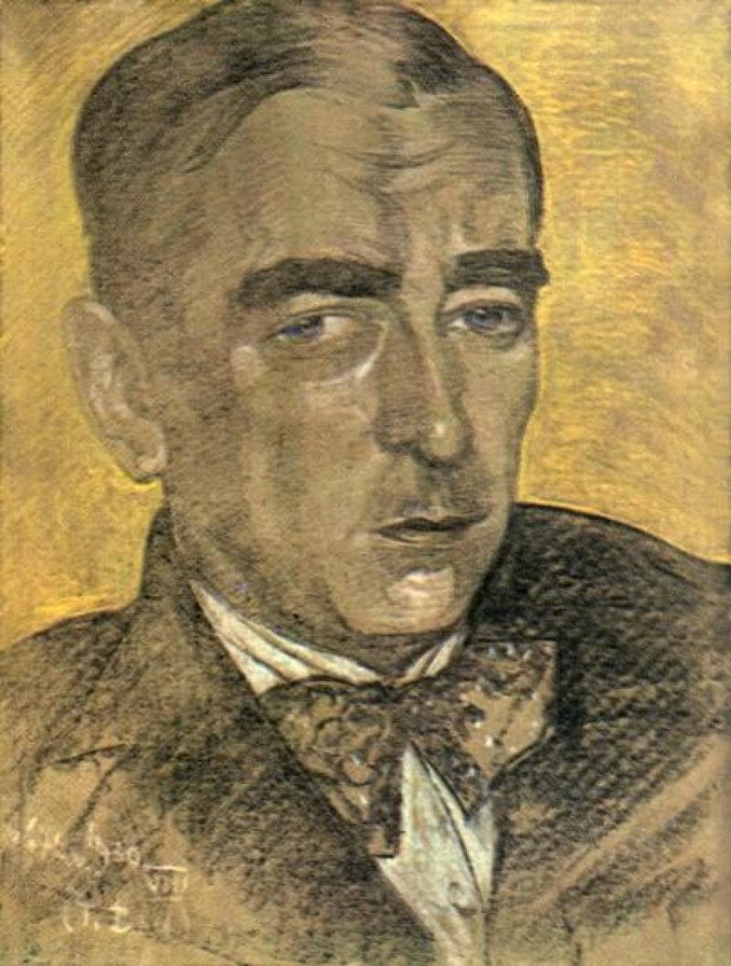 Portrait of Karol Szymanowski by Stanisław Ignacy Witkiewicz