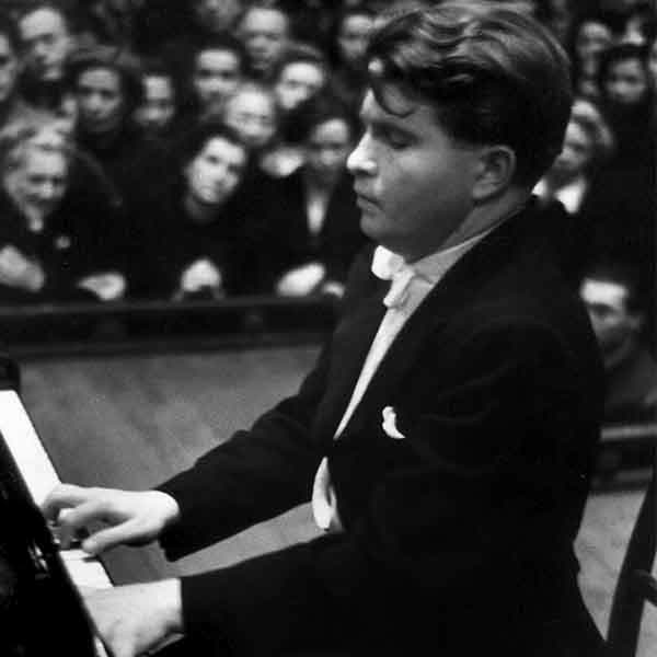 The young Emil Gilels performing