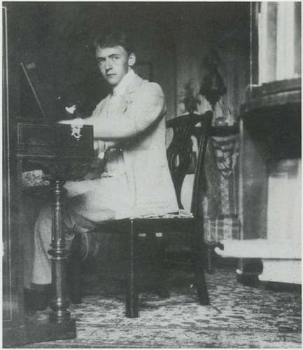Arnold Bax at the piano, 1901
