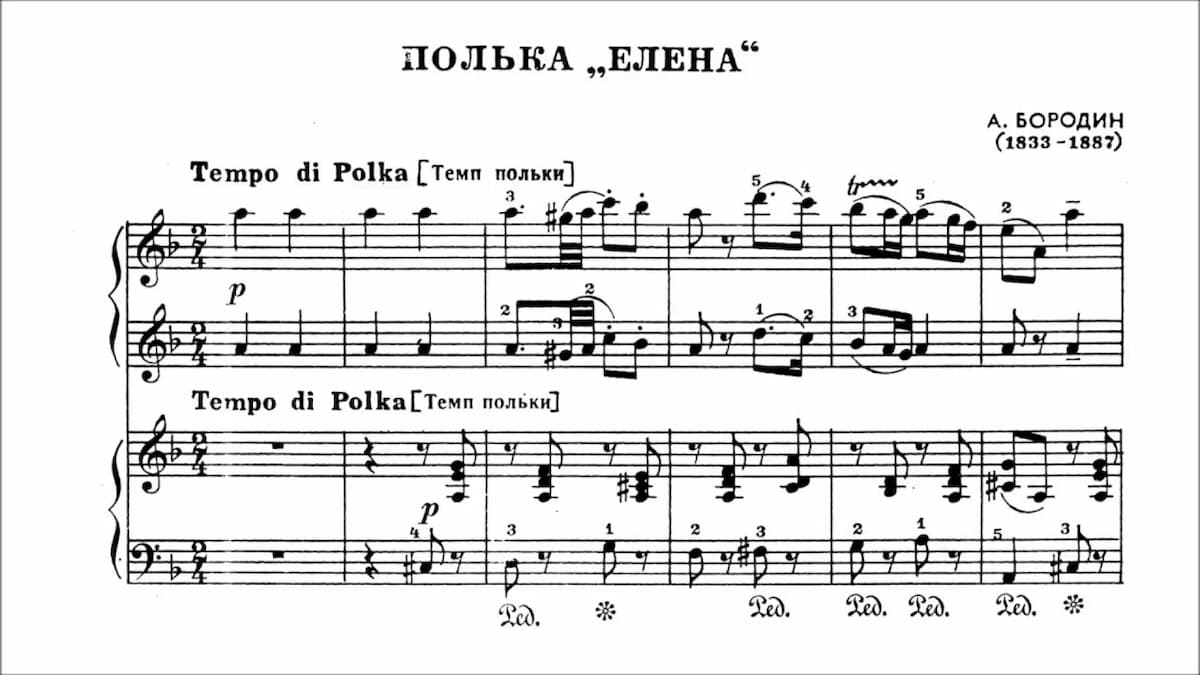 Alexander Borodin: Hélène-Polka