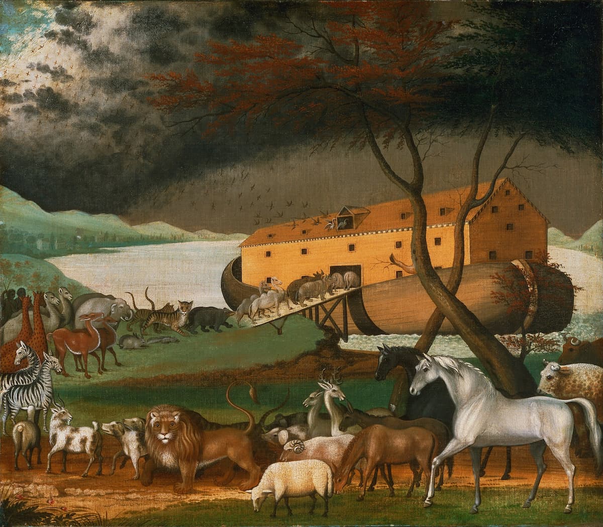 Noah's Ark (1846), by the American folk painter Edward Hicks