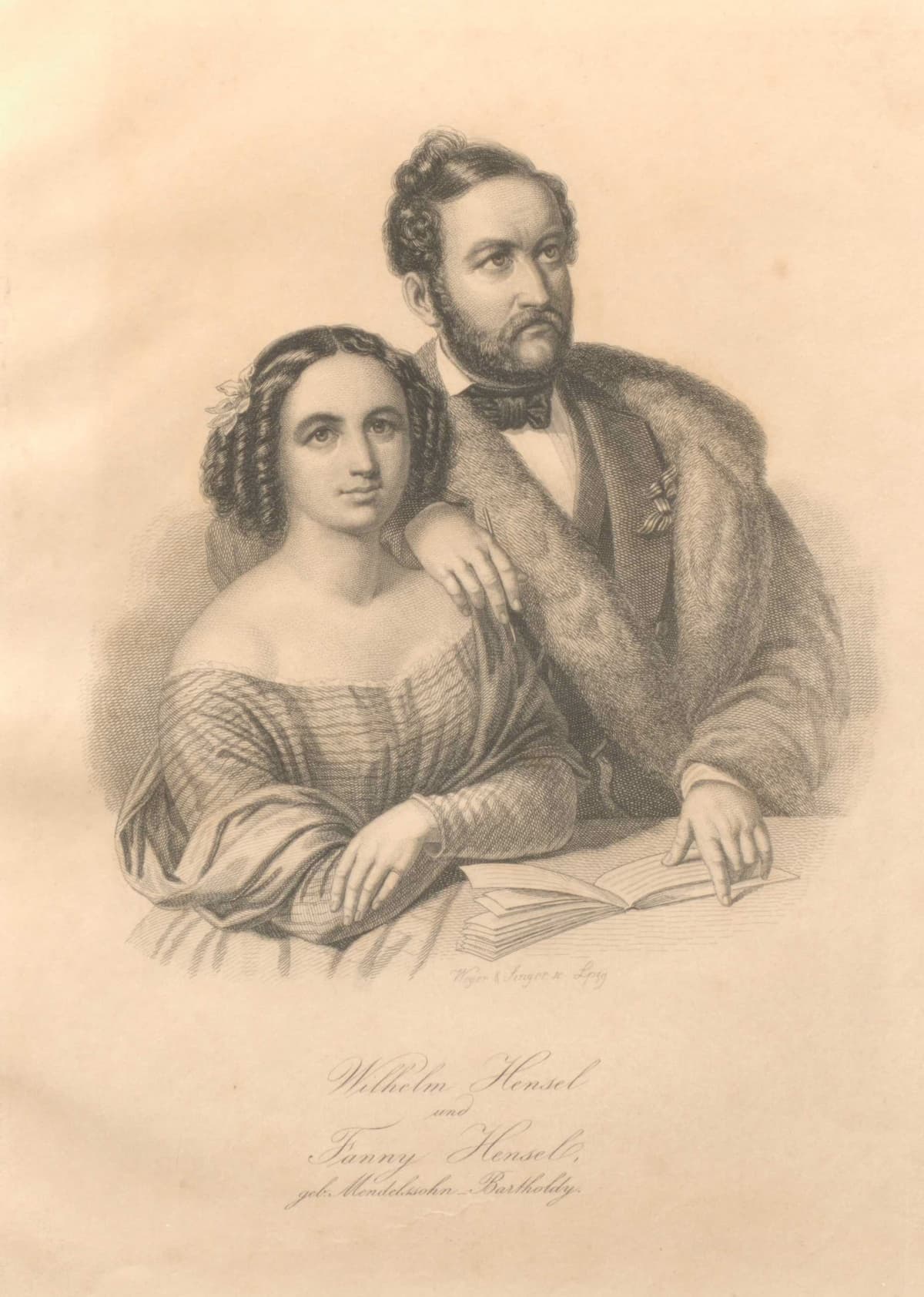 Fanny and Wilhelm Hensel