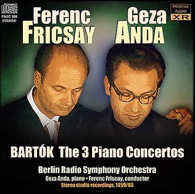 Ferenc Fricsay and Géza Anda recording cover