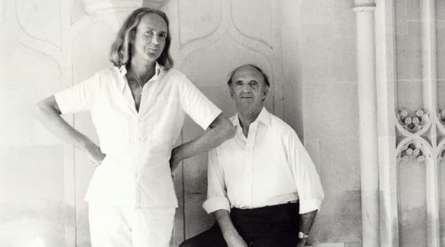 John Tavener and his father